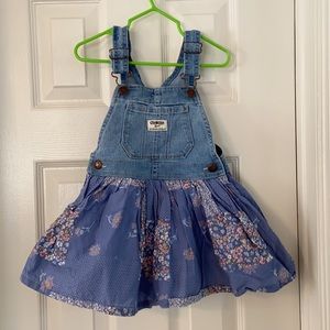 👗 3/$25 - 3T Oshkosh B’gosh overall dress